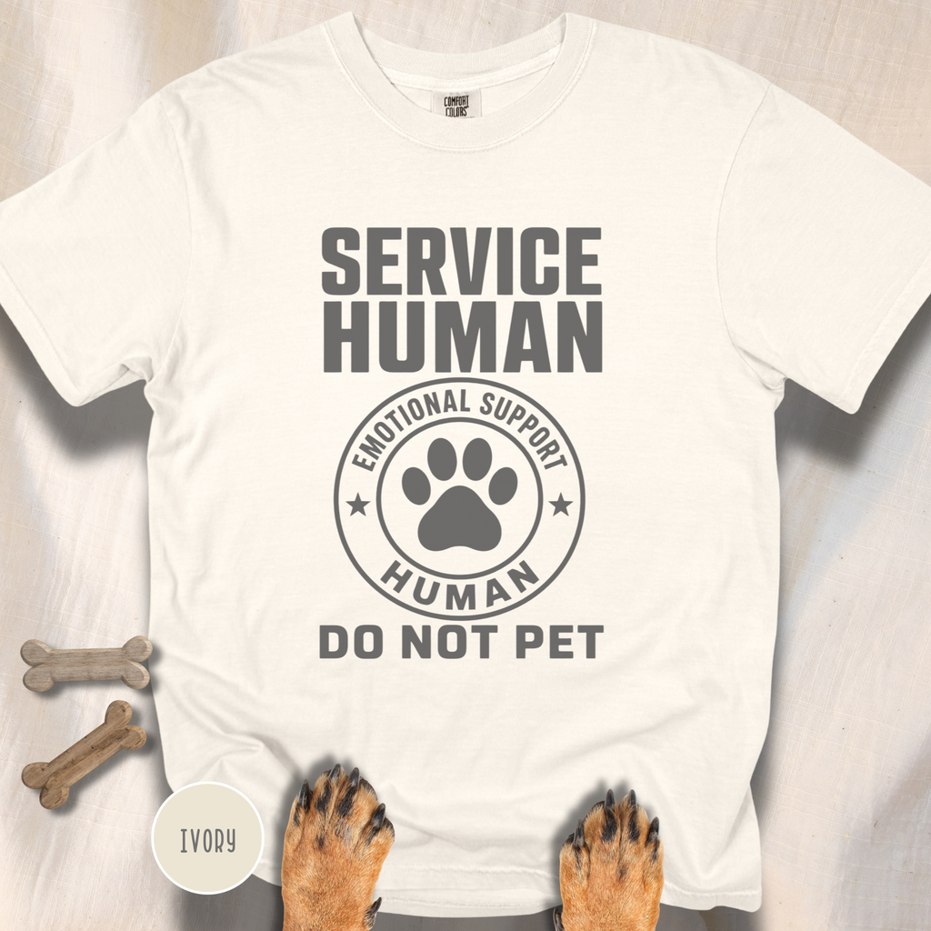 Service Human Do Not Pet T-shirt