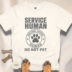 Service Human Do Not Pet T-shirt
