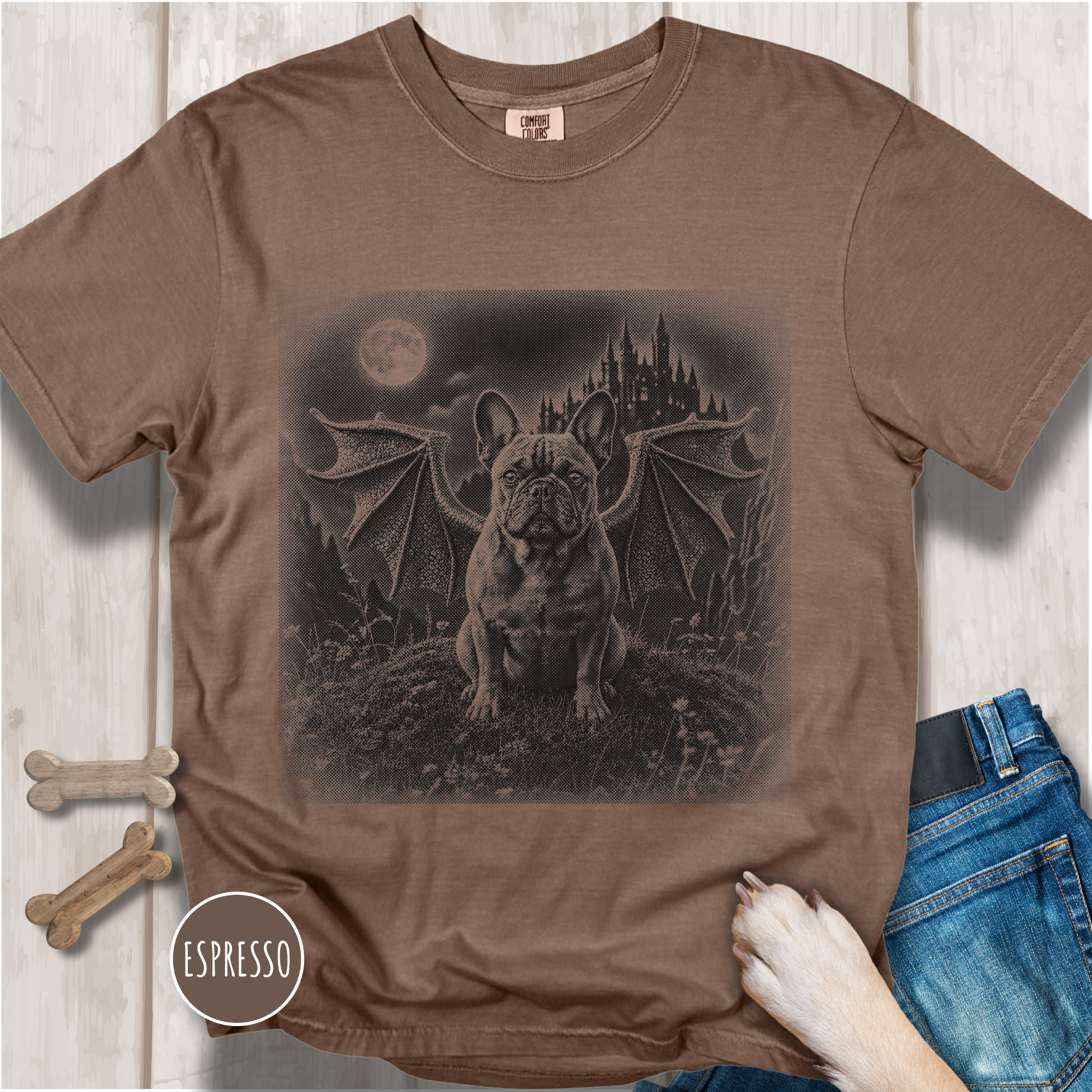 Mythic Guardian French Bull Dog T-Shirt