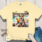 Corgi Pool Party T-Shirt
