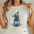 Dog Shaking Off Water T-shirt