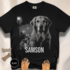 Personalized Dog Film Noir Movie Poster T-shirt