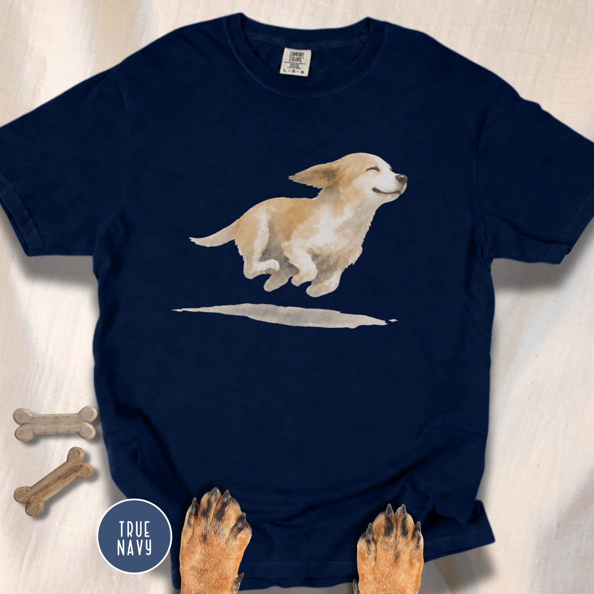 Dog Zoomies Watercolor T-Shirt
