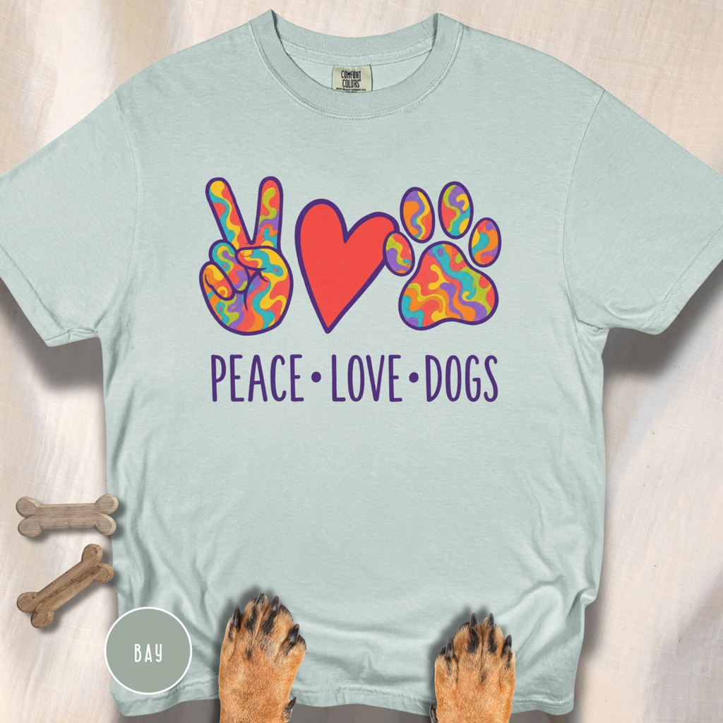 Peace Love Dogs T-shirt