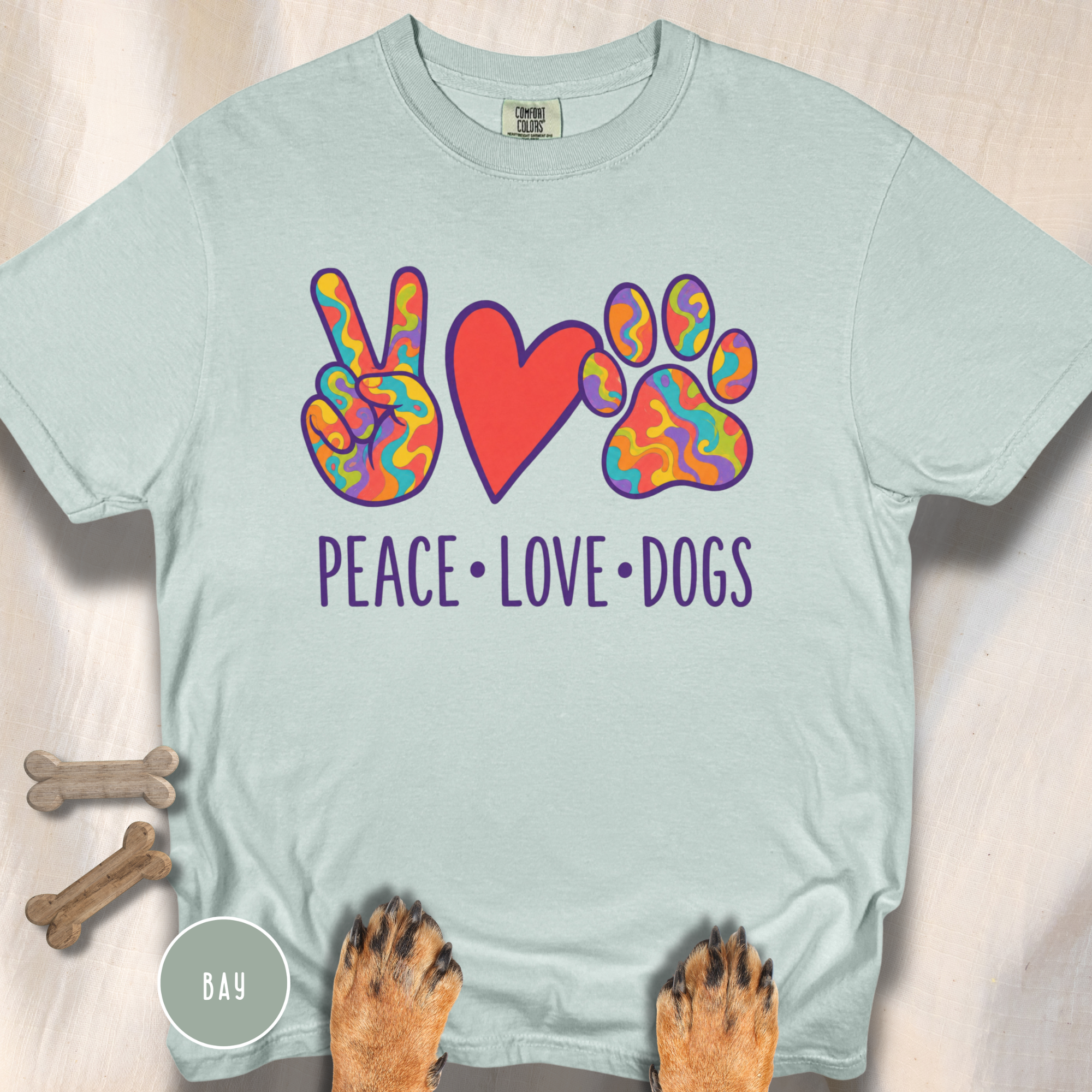 Peace Love Dogs T-shirt