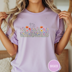 Among the Flowers and the Stars  T-shirt