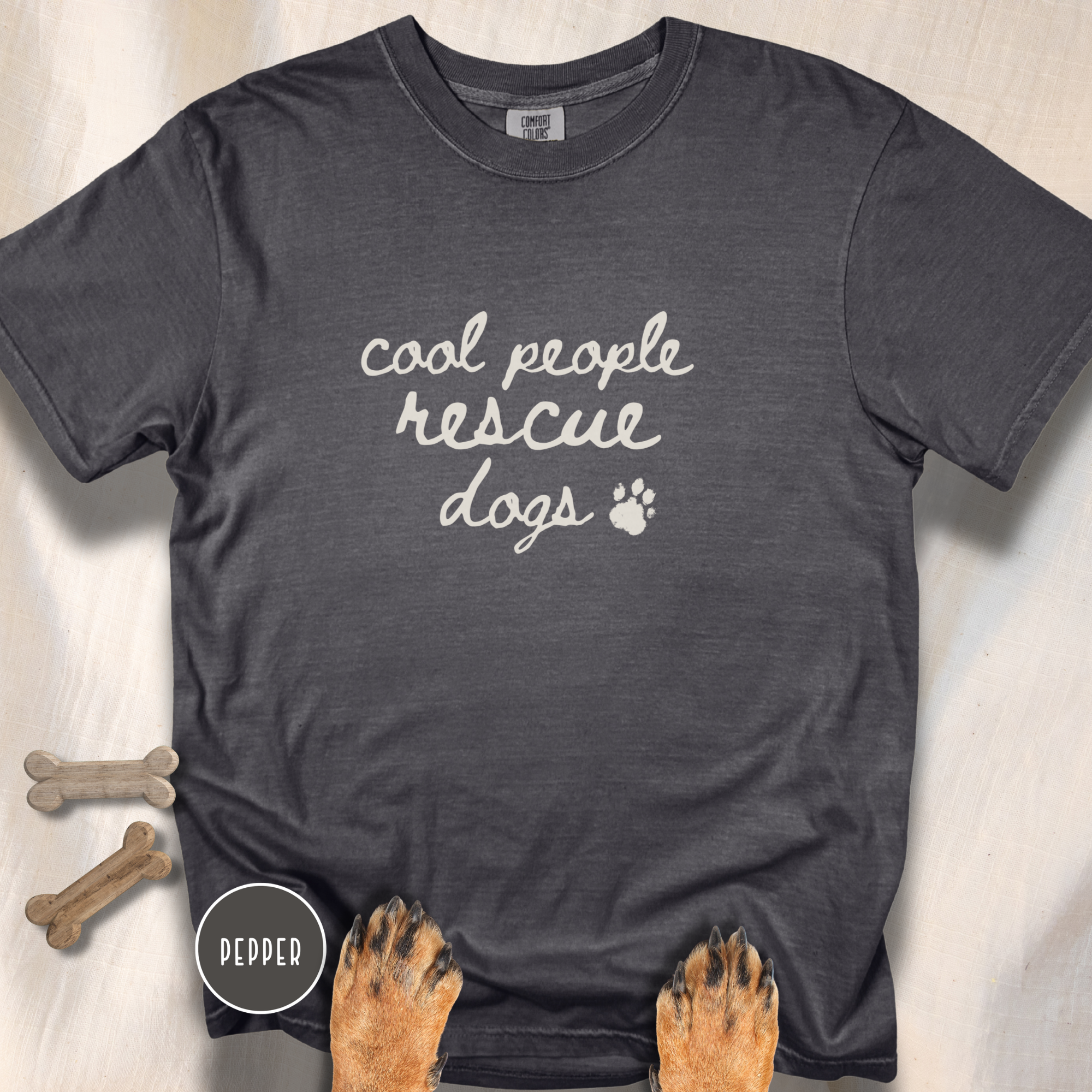 Cool People Rescue Dogs T-shirt