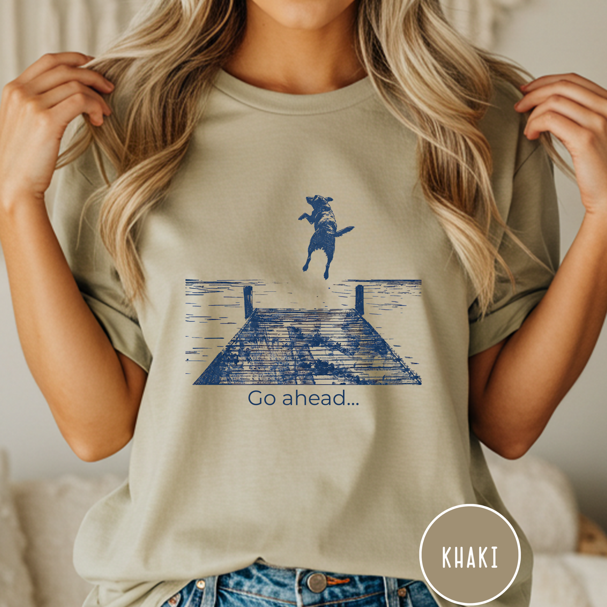 Go ahead...and Jump Dock Dog T-Shirt