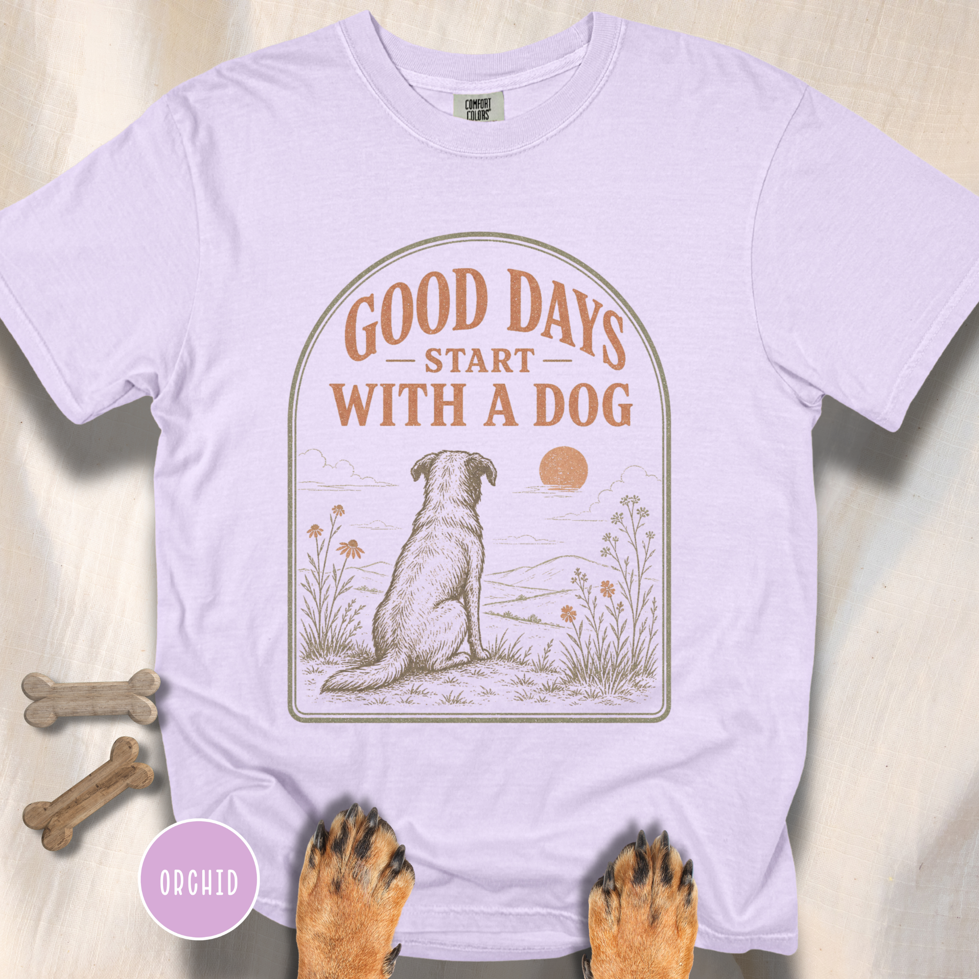 Good Days Start with a Dog  T-shirt