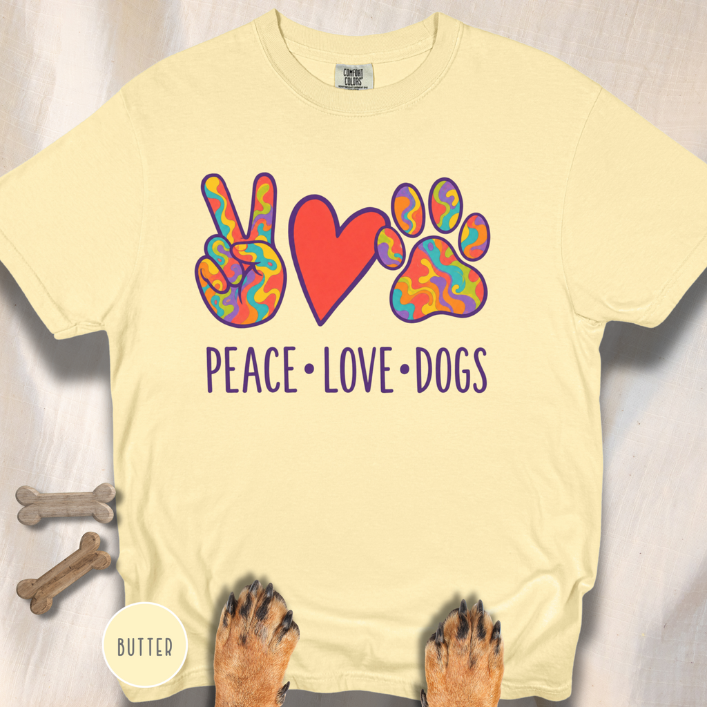 Peace Love Dogs T-shirt