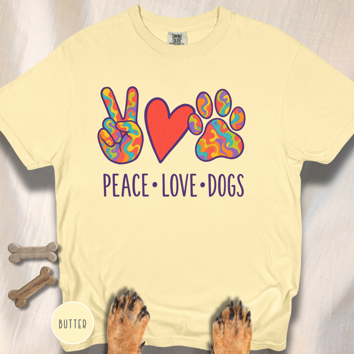 Peace Love Dogs T-shirt