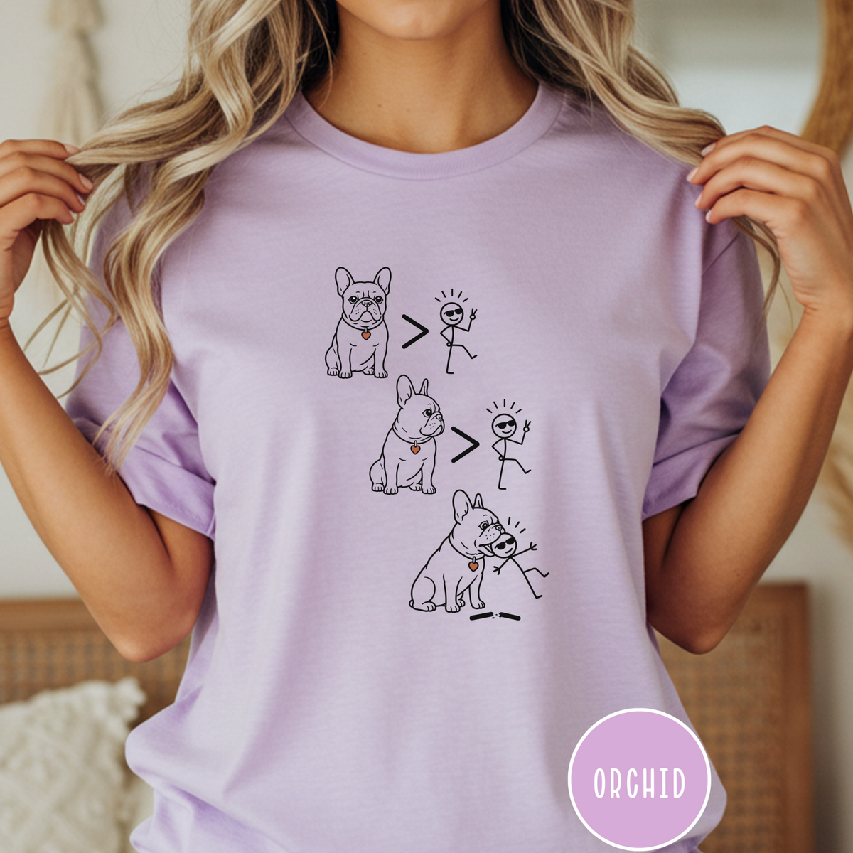 Frenchie > People Nom Nom  T-shirt