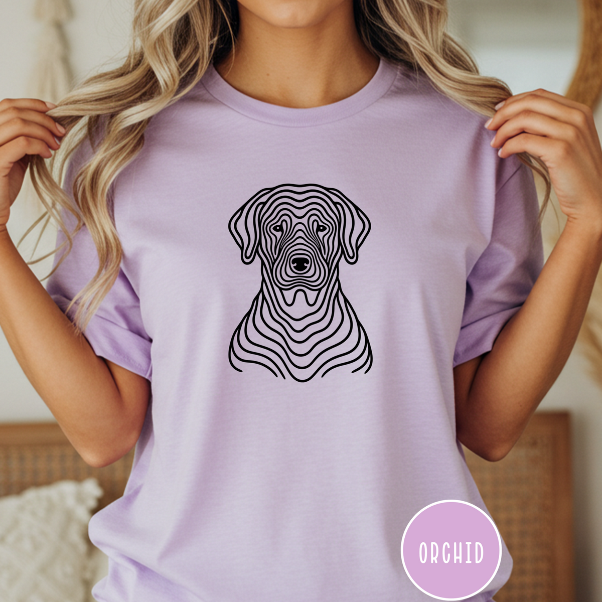 'Sup Pup Optical Art T-shirt