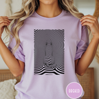 Gazing into Eternity Optical Art T-shirt