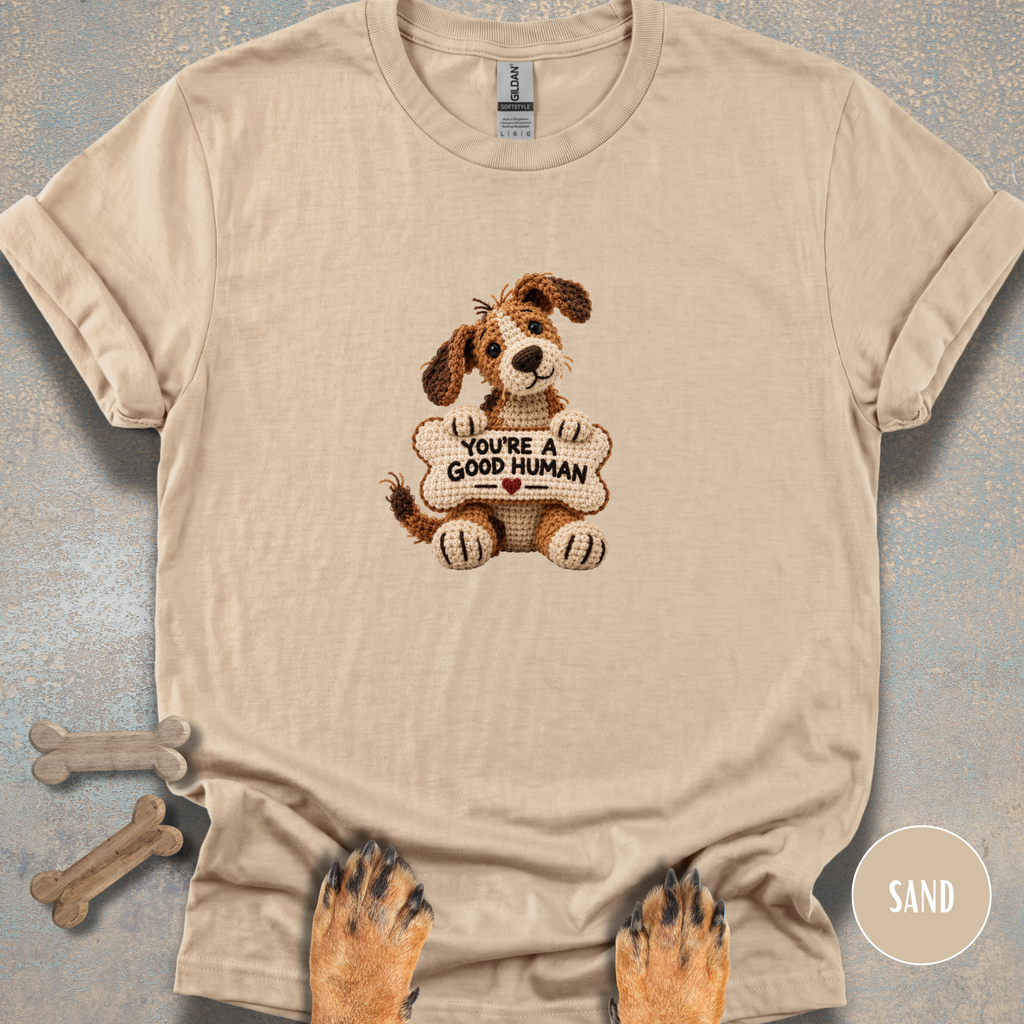Positive Crochet Pup T-shirt