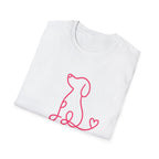Doodle Dog-pink- T-shirt