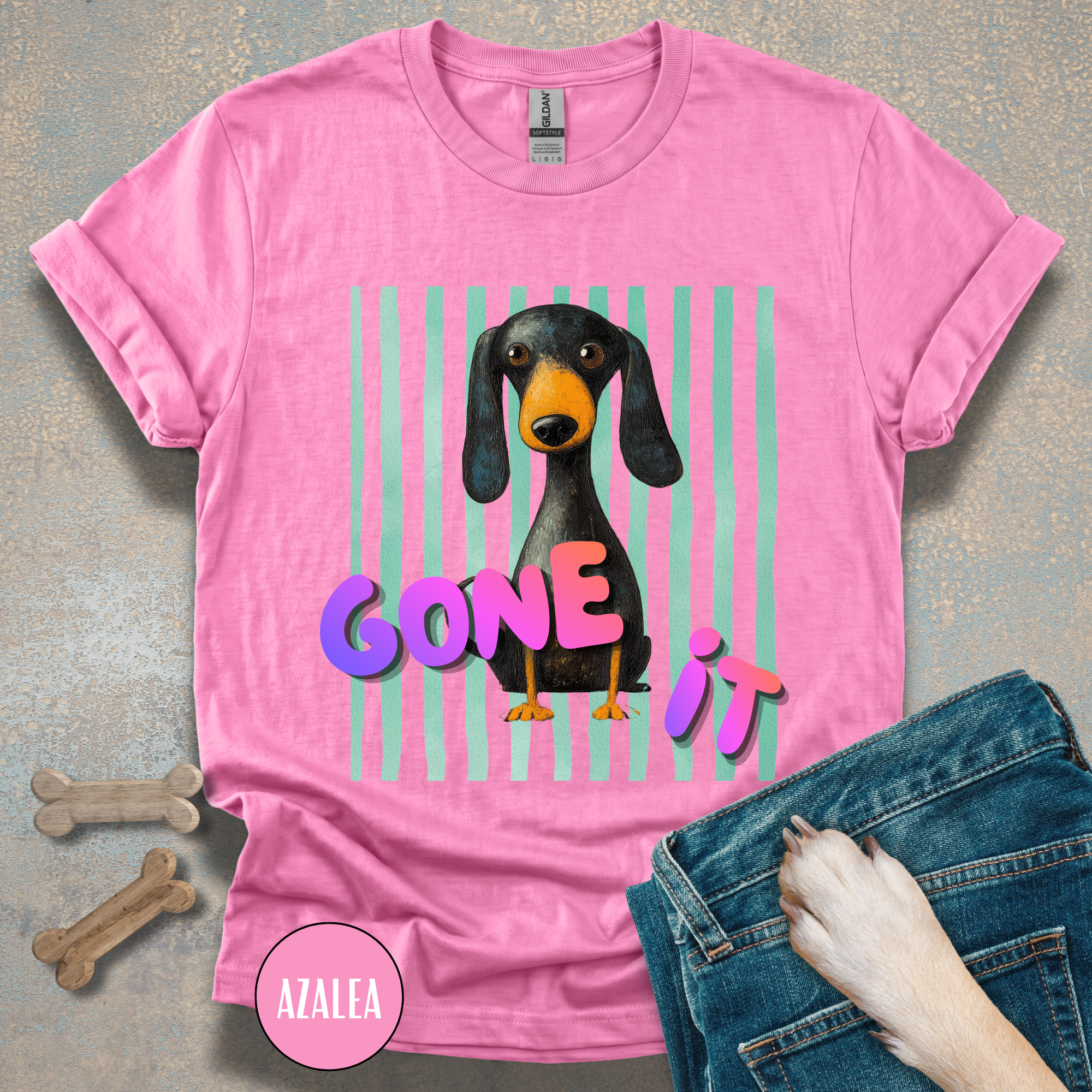 Dog Gone It Dachshund Graphic T-Shirt