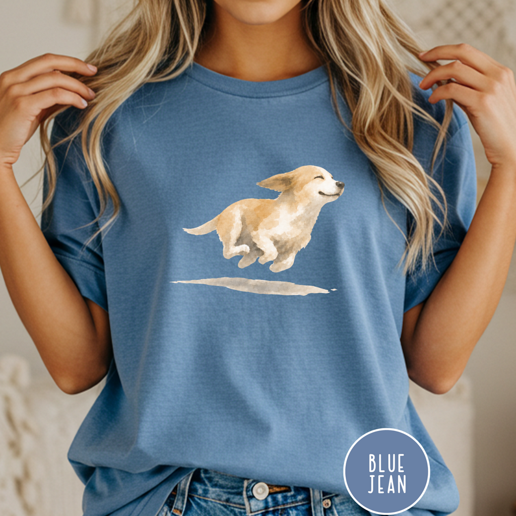 Dog Zoomies Watercolor T-Shirt