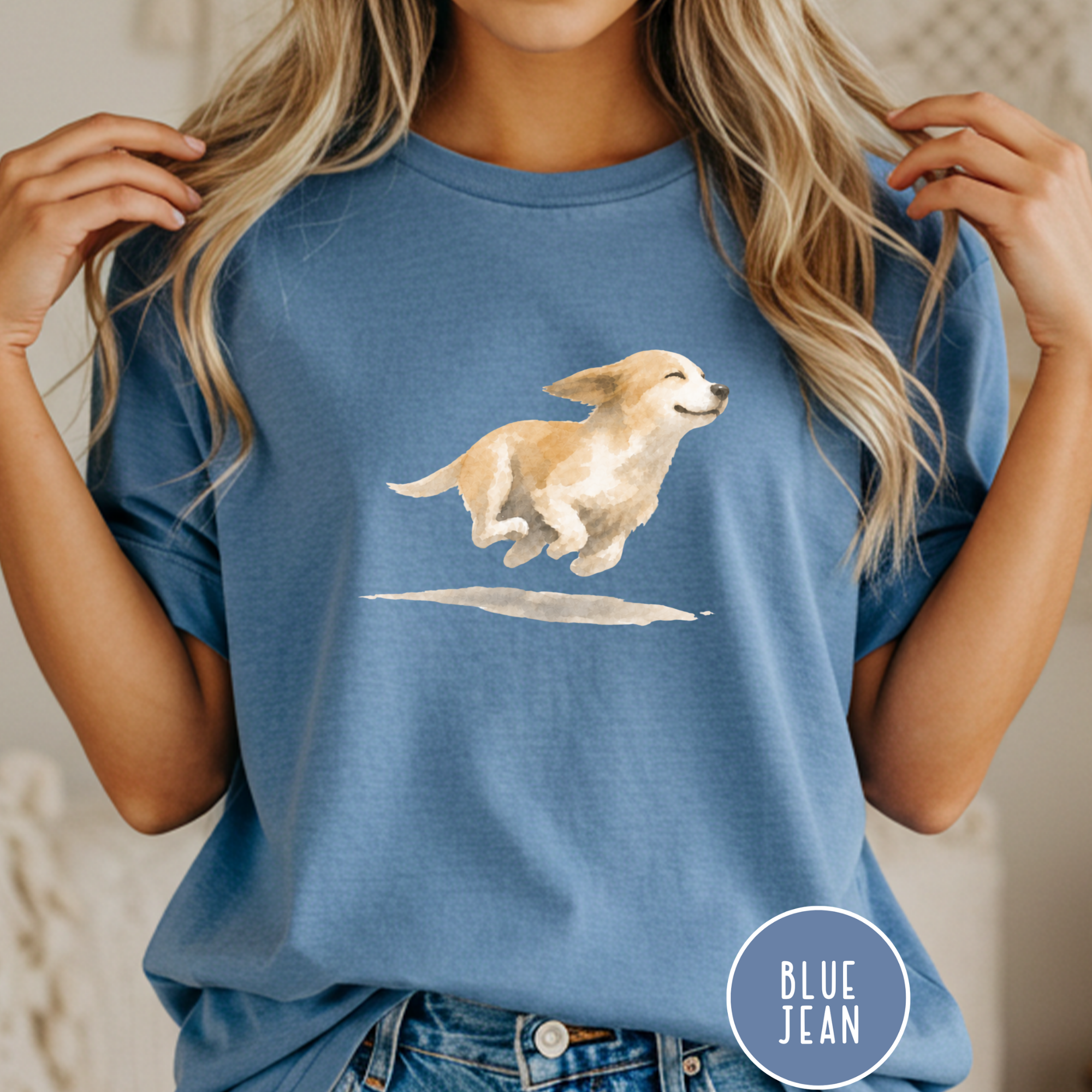 Dog Zoomies Watercolor T-Shirt