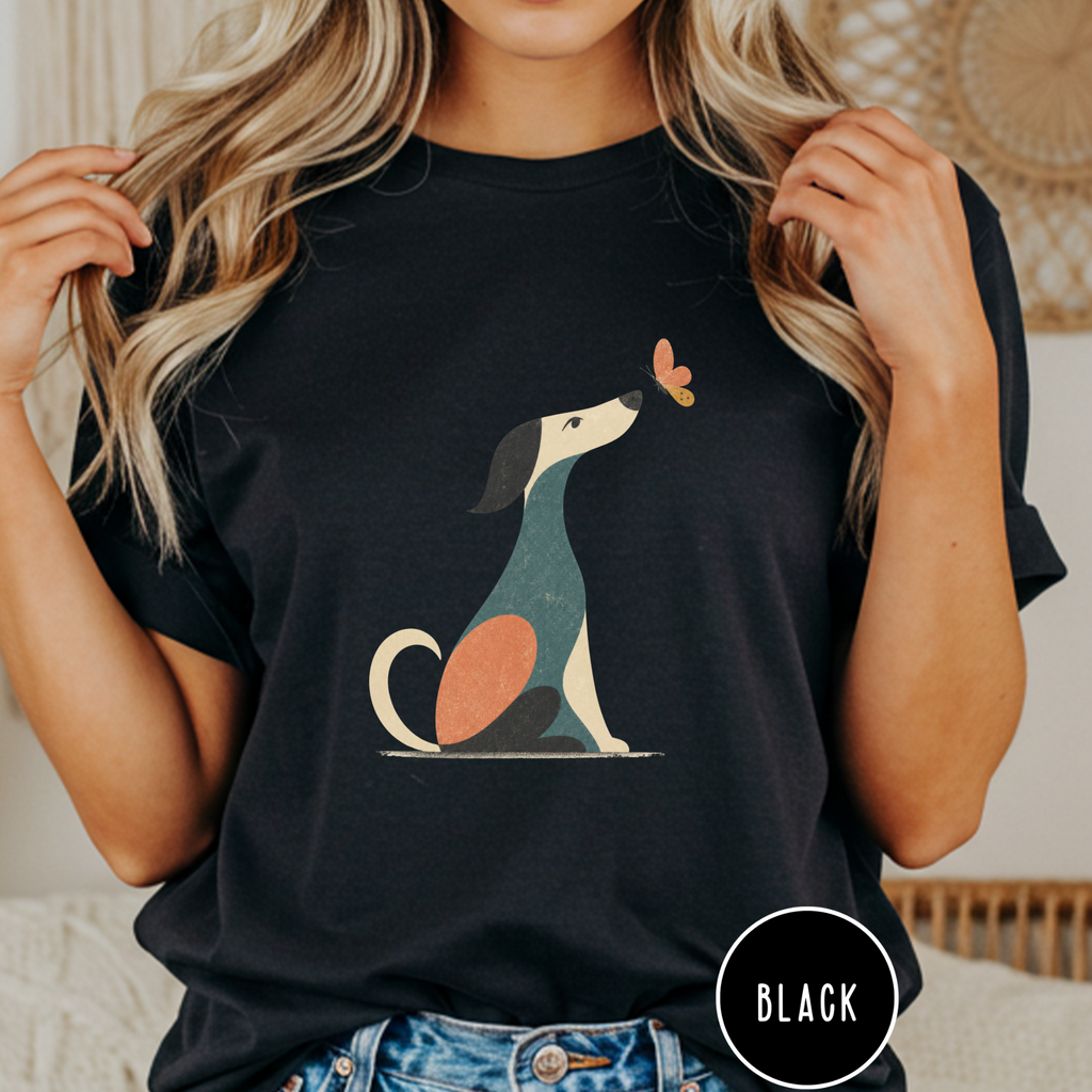 A Dog and a Butterfly T-shirt