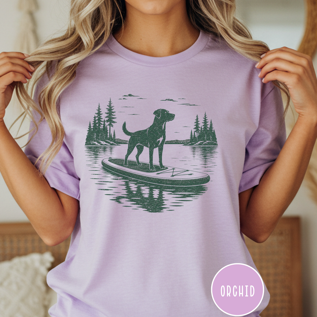 Paddleboard Dog  T-shirt