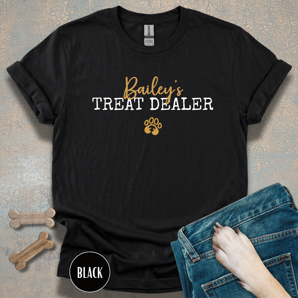 Personalized Treat Dealer Dog Lover T-shirt
