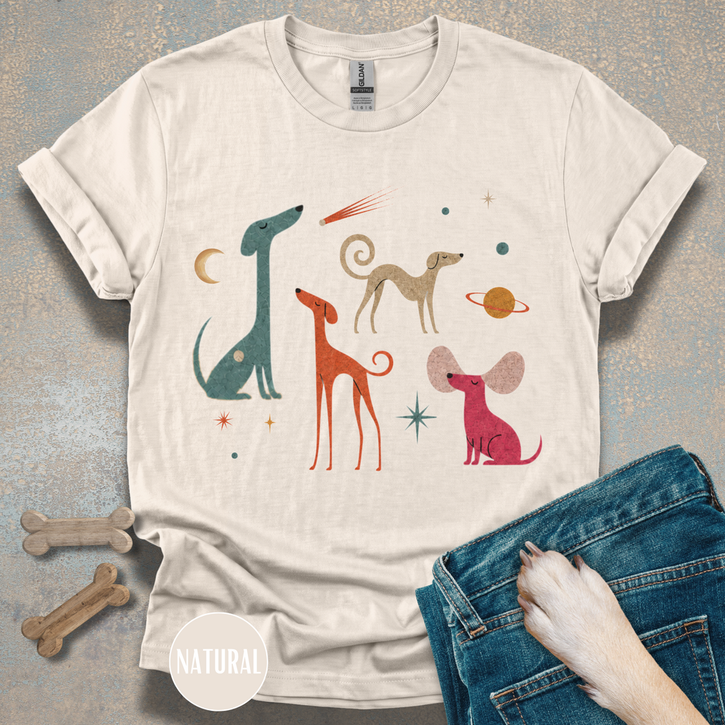 Retro Cosmic Dog T-Shirt