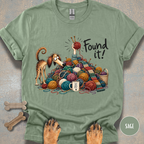 Found It Yarn Pile T-shirt
