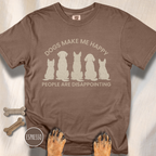 Dogs Make Me Happy, People are Disappointing T-shirt