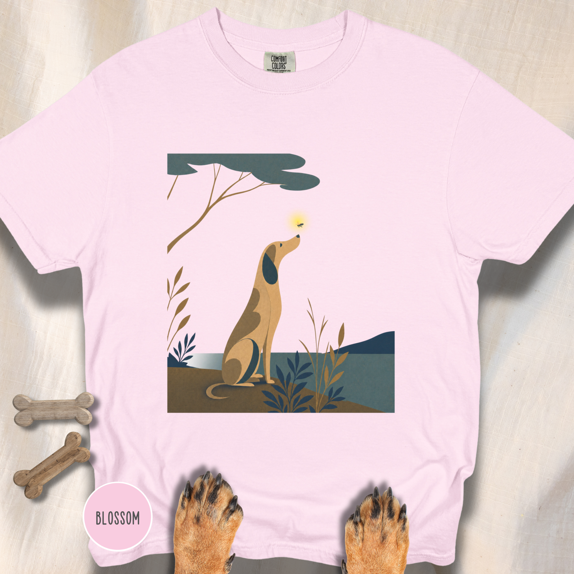 A Dog and a Firefly T-shirt