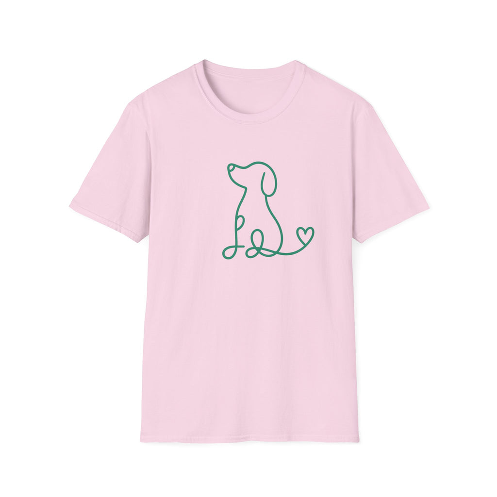 Doodle Dog-green- T-shirt