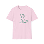 Doodle Dog-green- T-shirt