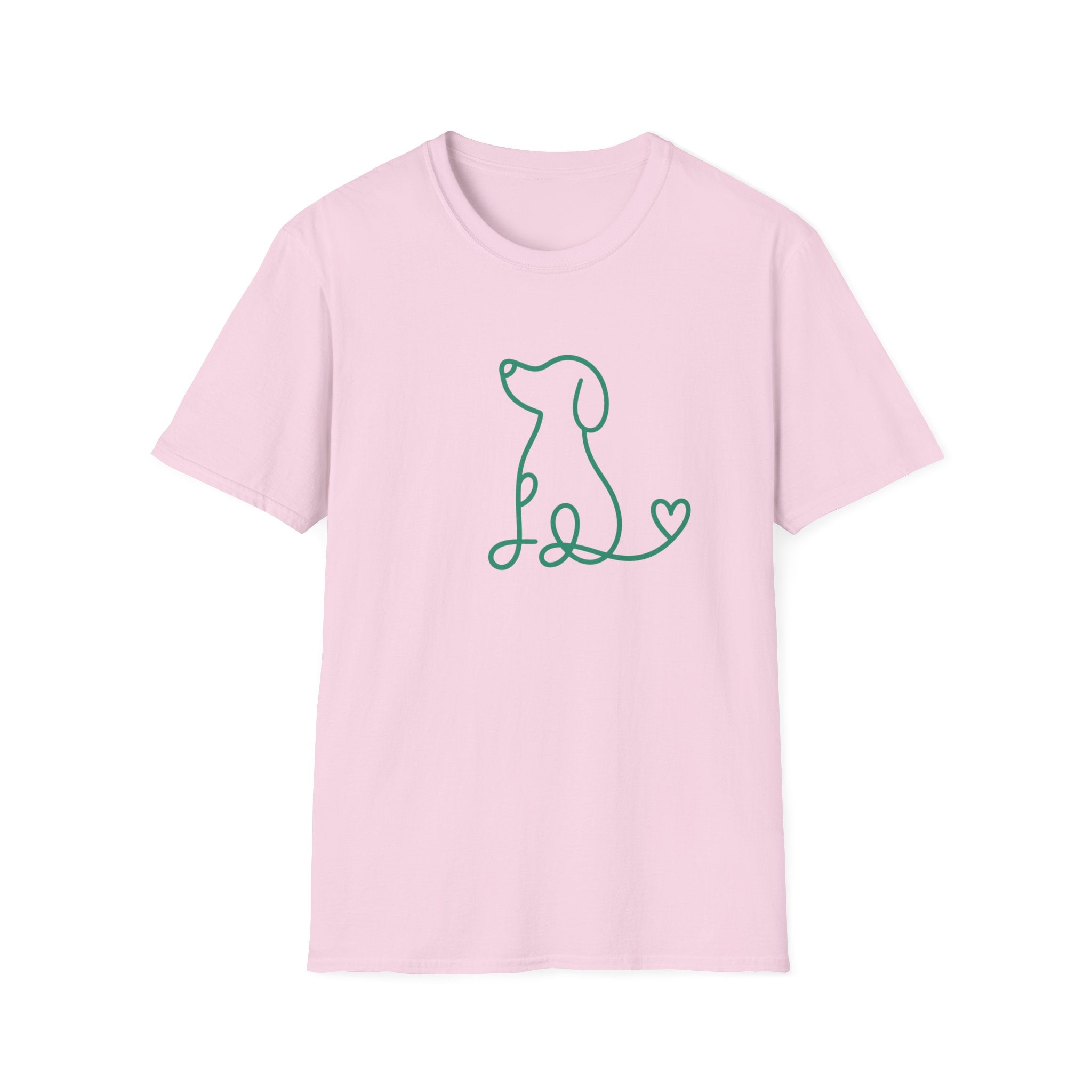 Doodle Dog-green- T-shirt
