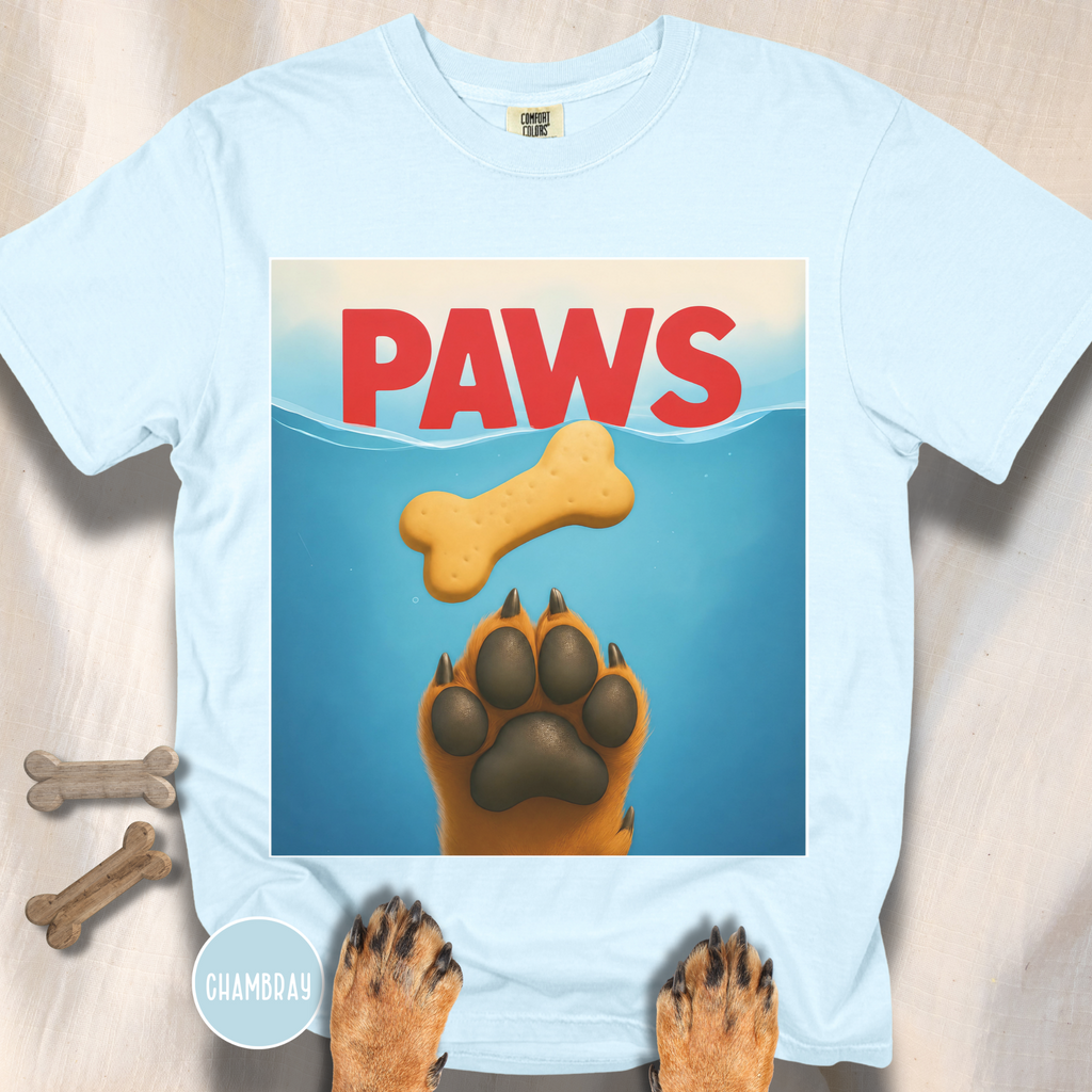 PAWS | Funny Dog Movie Parody T-Shirt