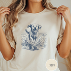 Dog Splashing on the Shoreline T-shirt