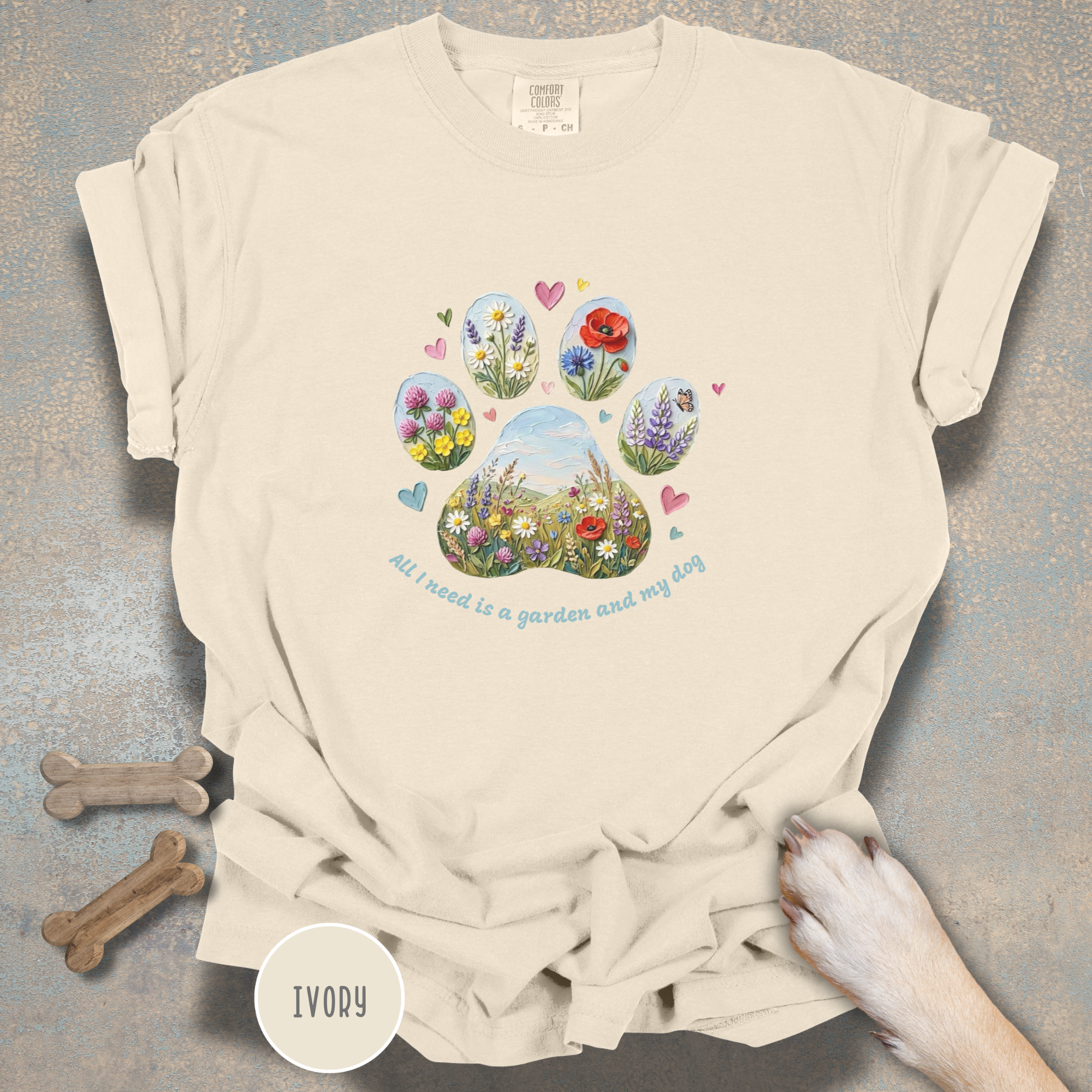 All I Need is a Garden and my Dog T-Shirt