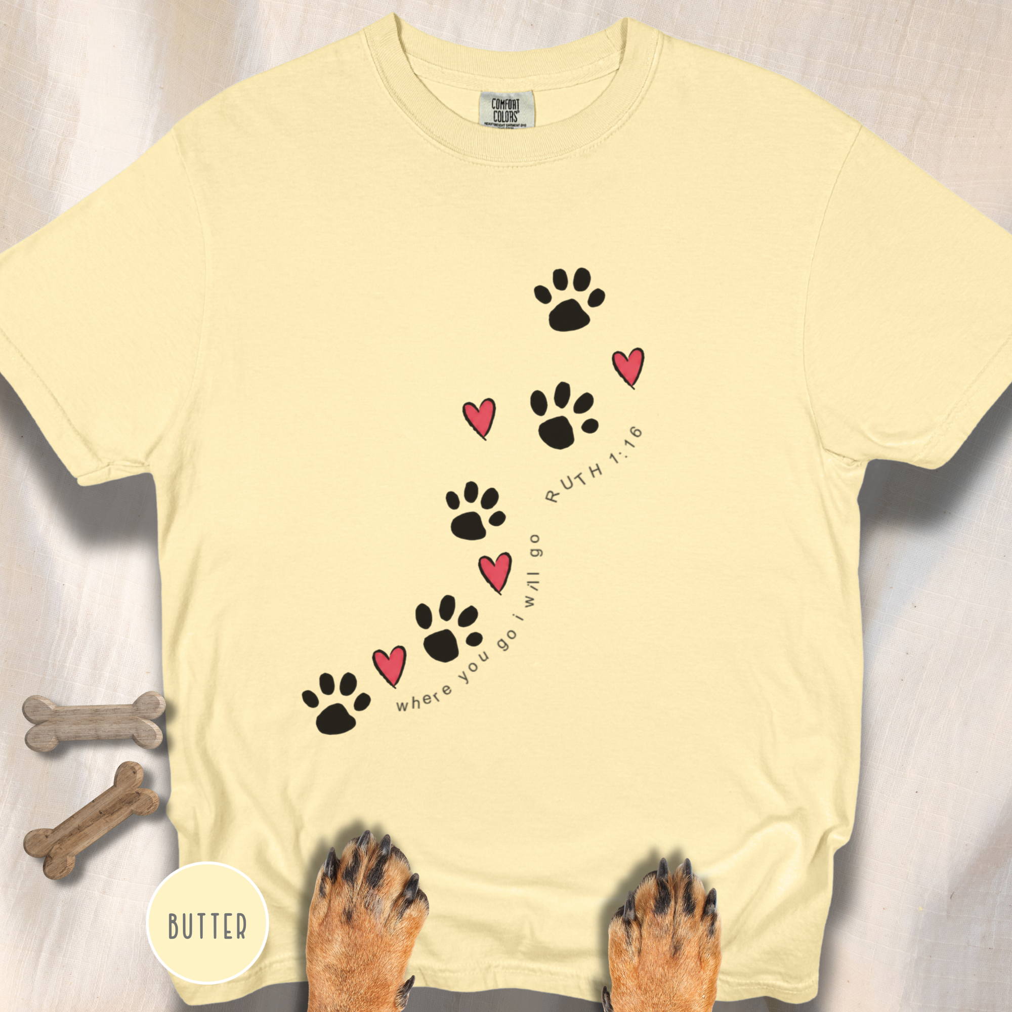 Paws and Hearts Trail T-shirt