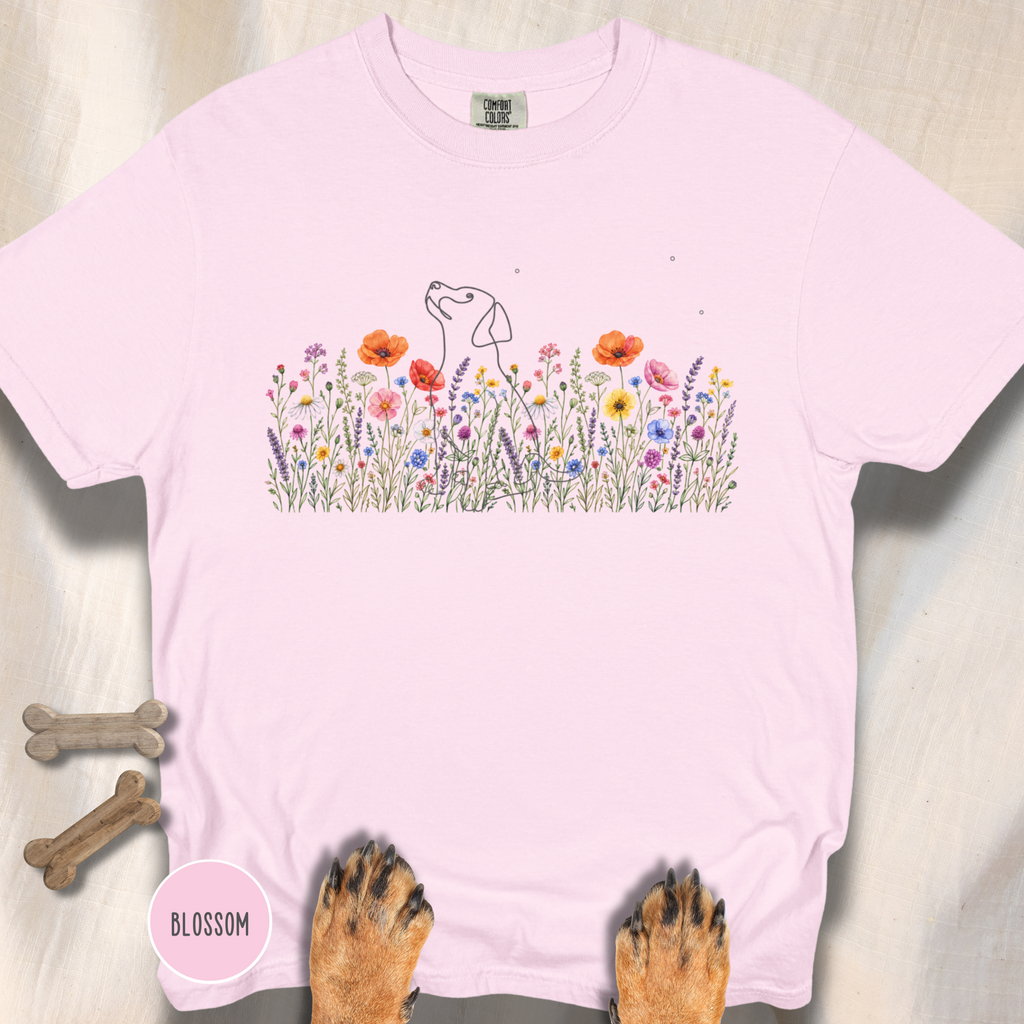Among the Flowers and the Stars  T-shirt