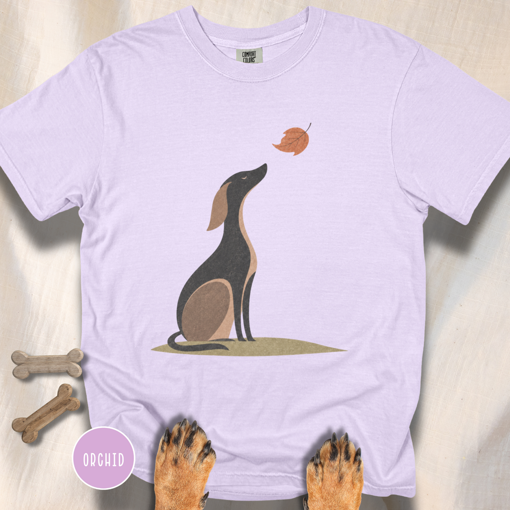 A Dog in Autumn T-shirt