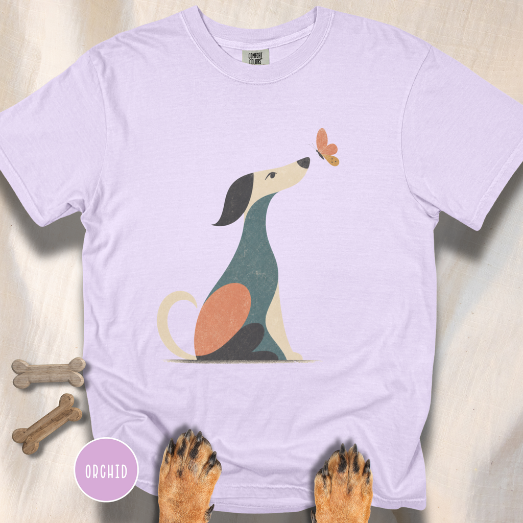 A Dog and a Butterfly T-shirt