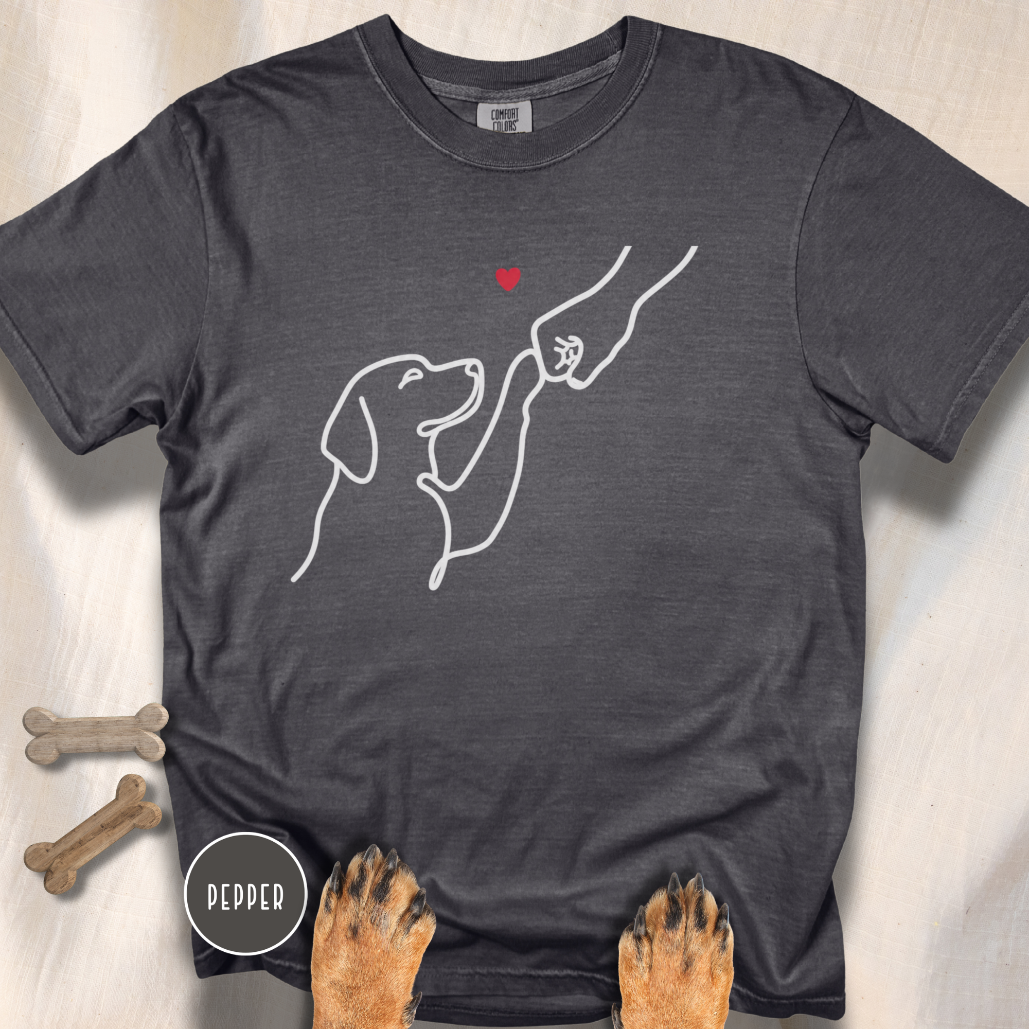 Paw and Hand Fist Bump T-shirt