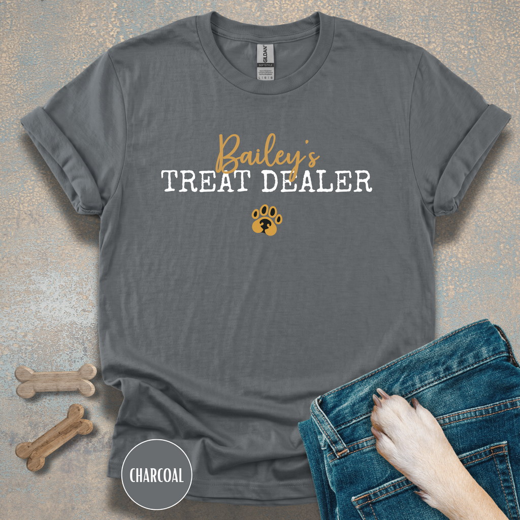 Personalized Treat Dealer Dog Lover T-shirt