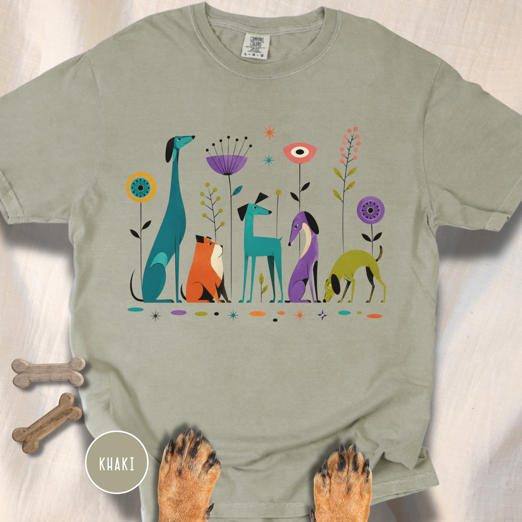Atomic Dogs in the Garden of Strange T-shirt