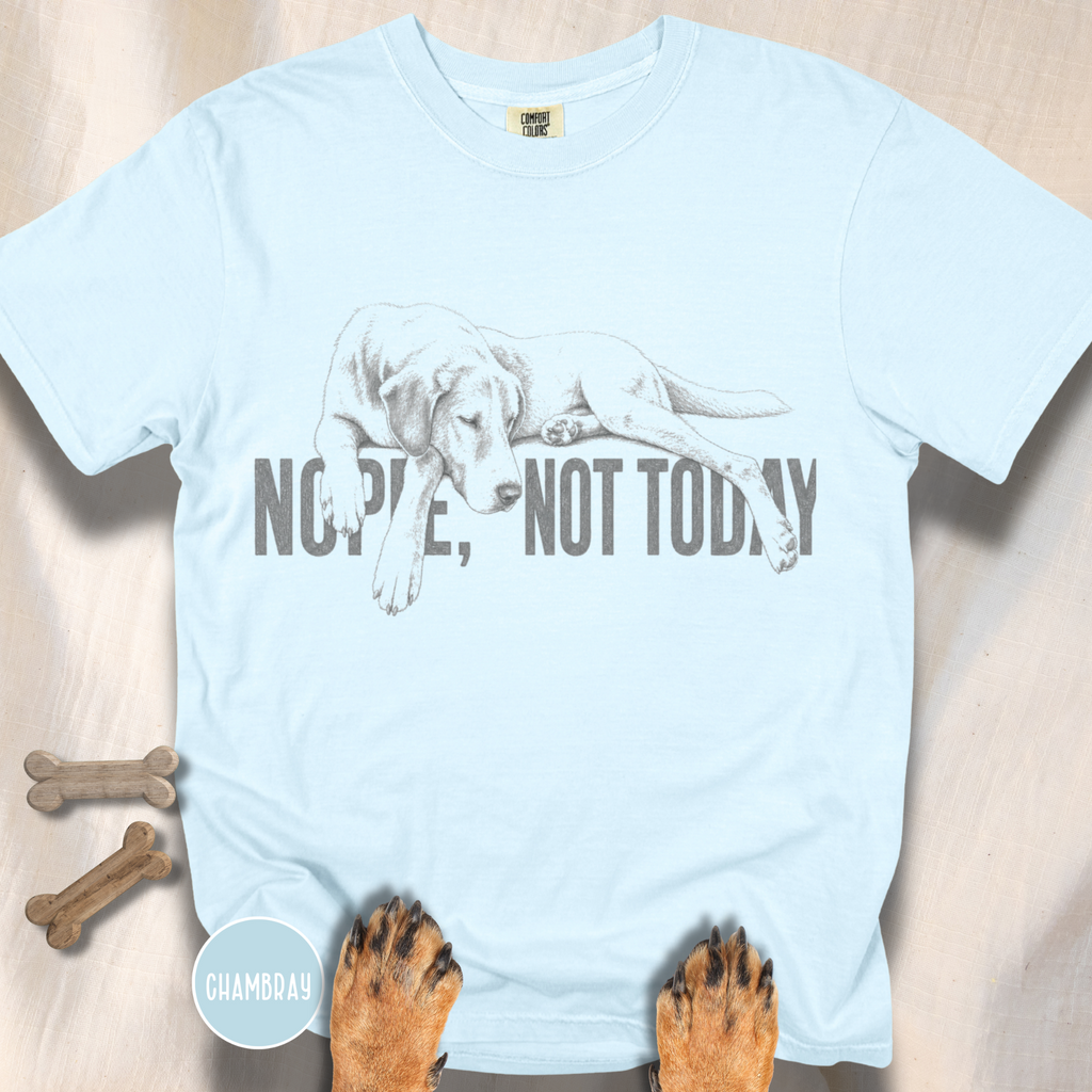 Dog Says Nope Not Today T-shirt