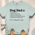 Personalized Dog Dad Definition T-shirt