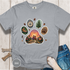 Adventure Buddy Dog Paw Comfort Colors T-Shirt