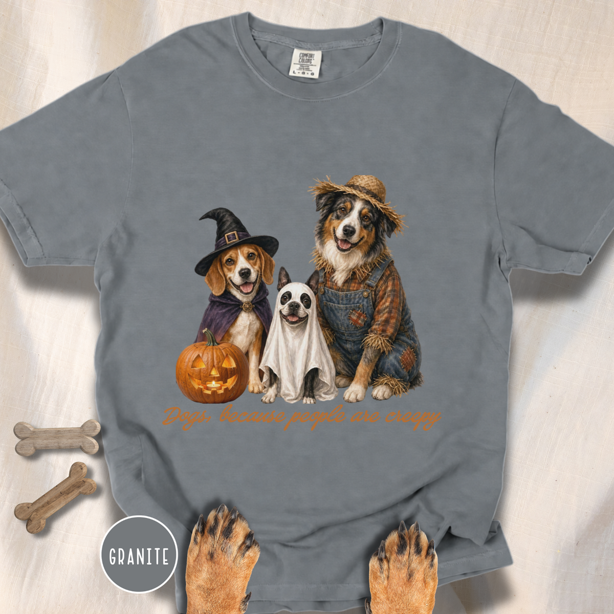 Dogs, Because People are Creepy T-shirt