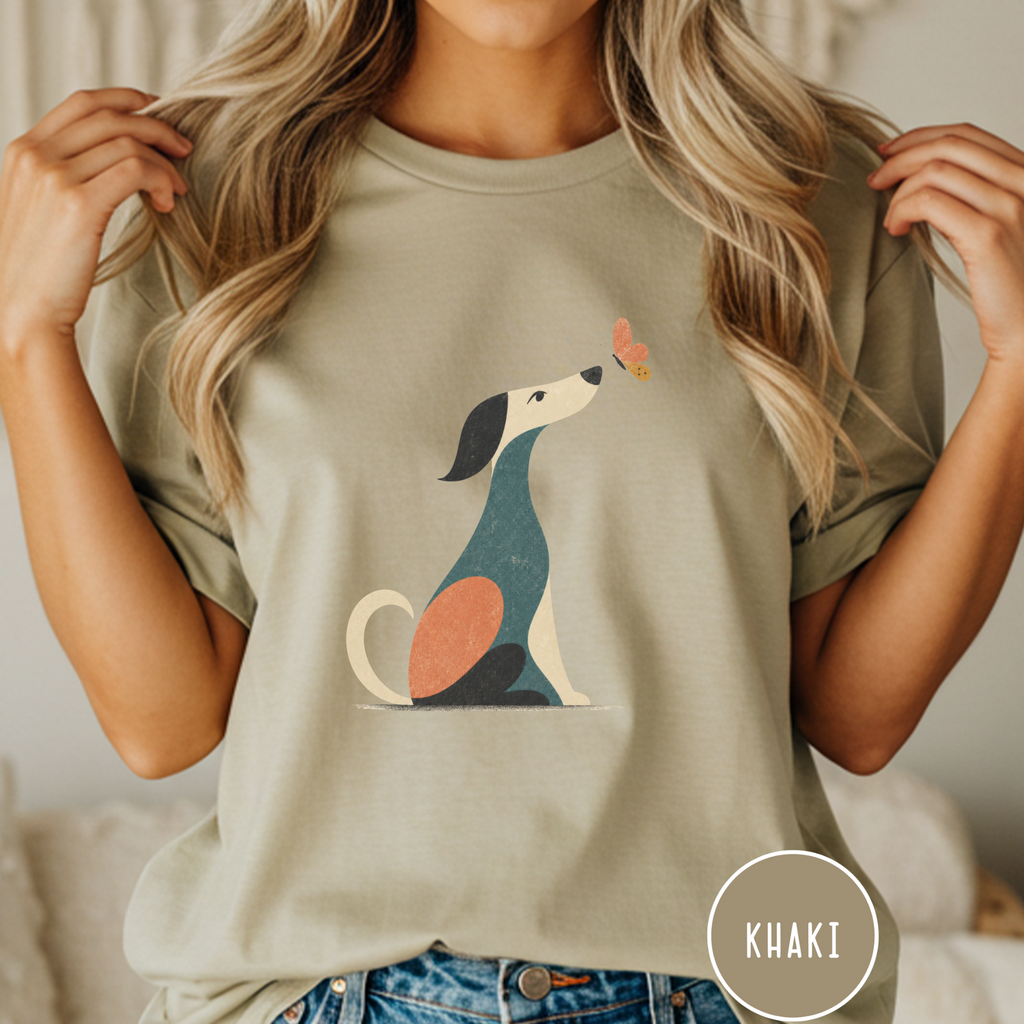 A Dog and a Butterfly T-shirt