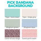 Personalized Adventure Dog Bandana | Choose Your Badges