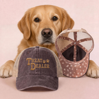 Treat Dealer Embroidered Leopard Trucker Hat